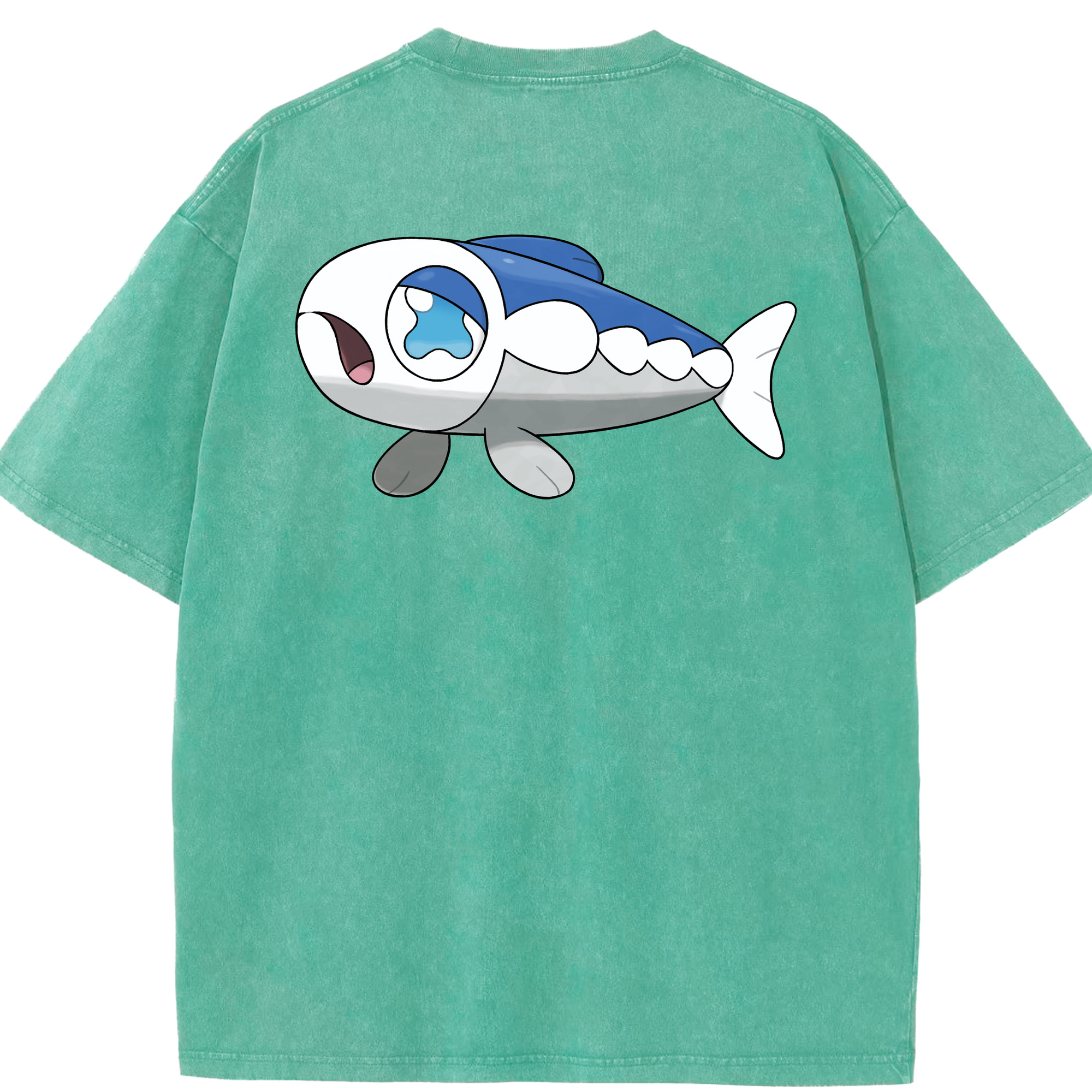 （画像用） ポケットモンスター Pokémon 綿100% ヴィンテージ風 半袖Tシャツ（背面プリント）